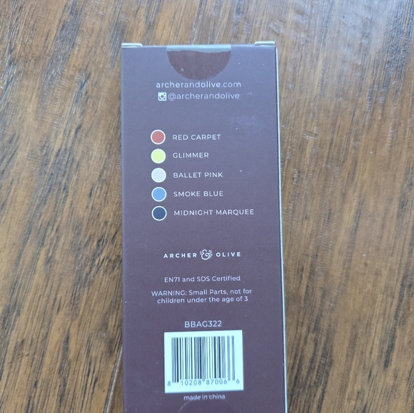 A&O 2026 March Sub Box - Spectacular - Glitter Acrylograph Set - Picture 2 of 2